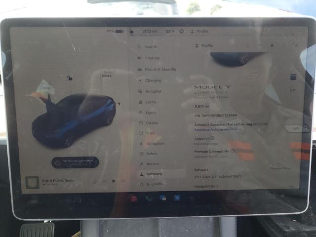 7SAYGDEE8NF576490 Tesla Model Y