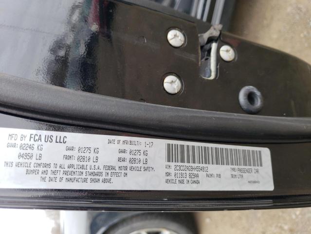 2C3CDZAG9HH554912 Dodge Challenger Sxt