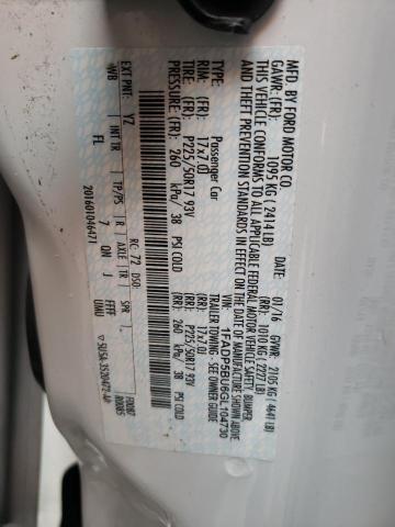 1FADP5BU6GL104730 Ford C-MAX SEL