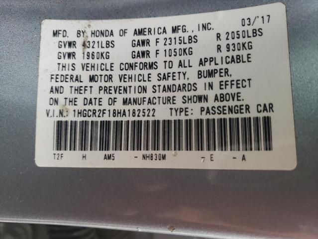 1HGCR2F18HA182522 Honda Accord Sport Special Edition
