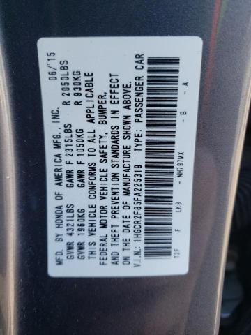 1HGCR2F85FA225319 Honda ACCORD EXL
