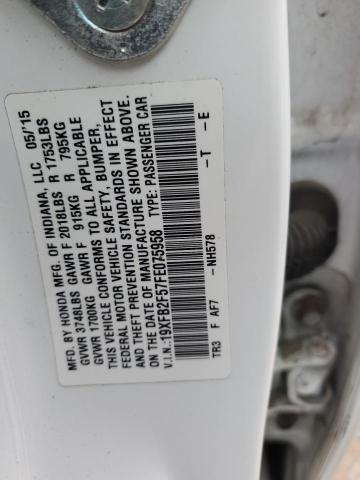 19XFB2F57FE075958 Honda Civic Lx