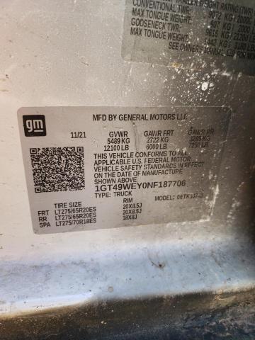1GT49WEY0NF187706 GMC Sierra K3500 Denali