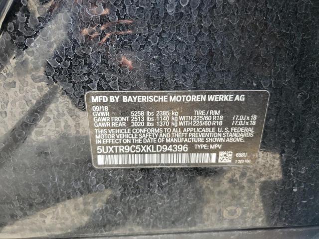 5UXTR9C5XKLD94396 BMW X3 Xdrive30i
