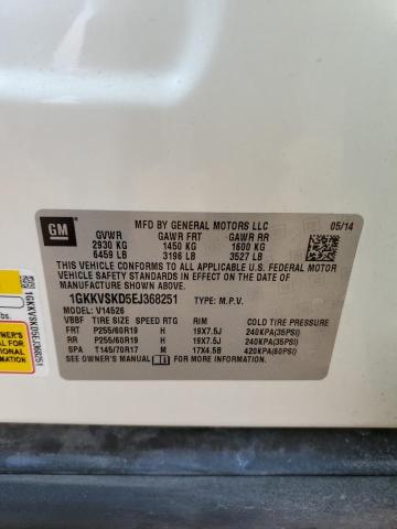 1GKKVSKD5EJ368251 GMC Acadia Slt-2