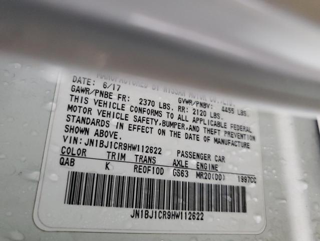 JN1BJ1CR9HW112622 Nissan Rogue Sport S