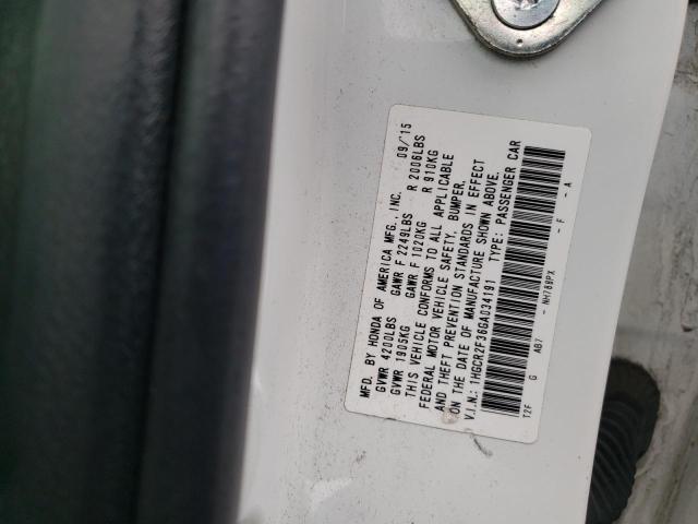 1HGCR2F36GA034191 Honda ACCORD LX