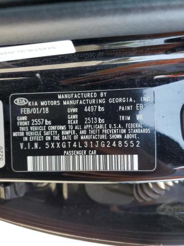5XXGT4L31JG248552 KIA Optima Lx