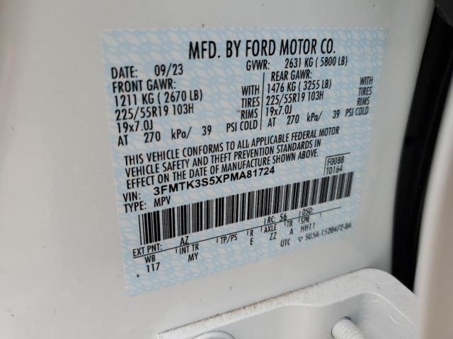 3FMTK3S5XPMA81724 Ford Mustang Mach-e Premium