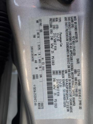 1FADP3H20HL212238 Ford FOCUS SEL
