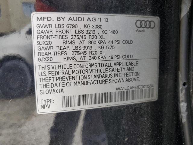 WA1LGAFE1ED011584 Audi Q7 Premium Plus