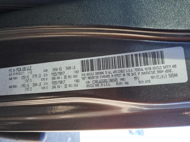 1C4BJWDG9GL180345 Jeep Wrangler Unlimited Sport