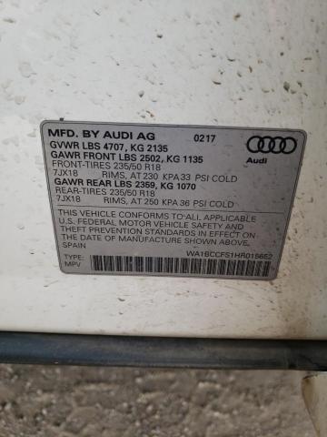 WA1BCCFS1HR015652 Audi Q3 PREMIUM