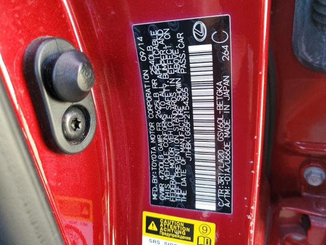 JTHBK1GG5F2154355 Lexus ES 350