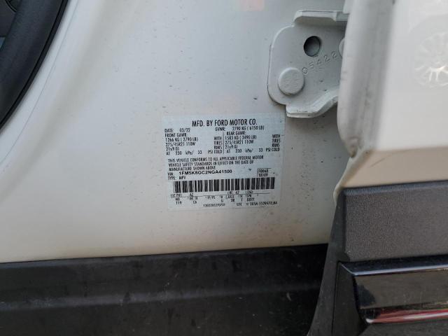 1FM5K8GC2NGA41500 Ford Explorer St