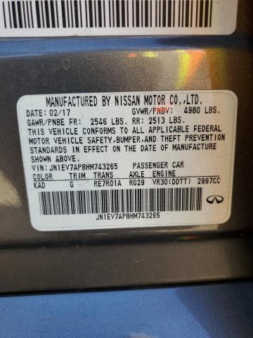 JN1EV7AP8HM743265 Infiniti Q50 Premium