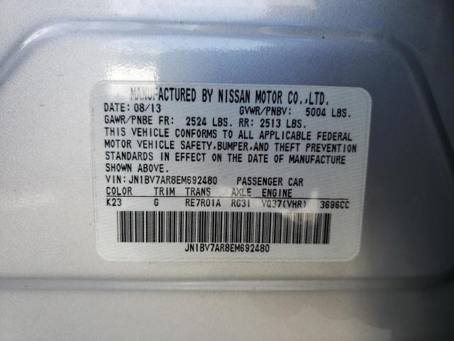 JN1BV7AR8EM692480 Infiniti Q50 BASE