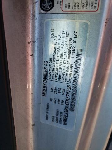WMEEJ3BAXEK778796 Smart Fortwo Pure