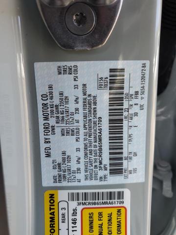 3FMCR9B65MRA61709 Ford Bronco Sport Big Bend