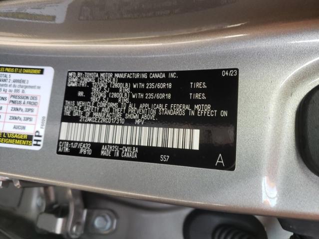 2T2AKCEZ2RC017310 Lexus Nx 350h Base