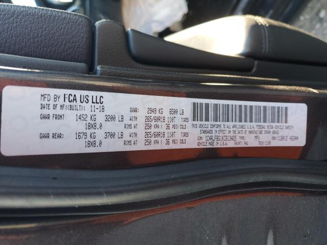 1C4RJFBG1KC613425 Jeep Grand Cherokee Limited