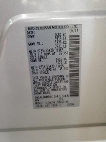 5N1AL0MM0EC541348 Infiniti QX60