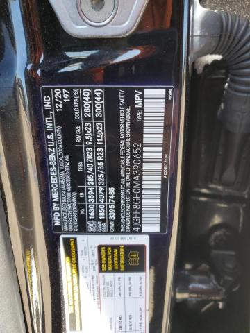 4JGFF8GE0MA390652 Mercedes-Benz Gls 580 4matic