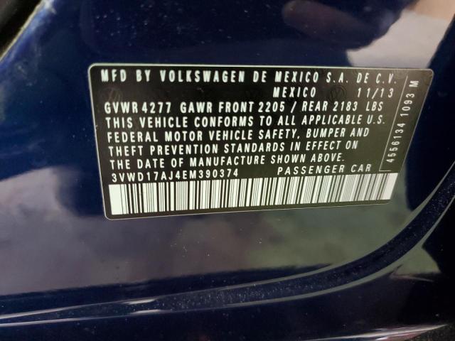 3VWD17AJ4EM390374 Volkswagen JETTA SE