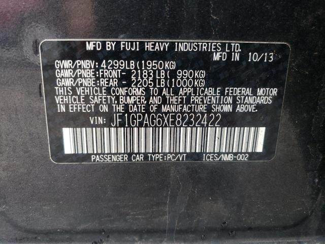 JF1GPAG6XE8232422 Subaru Impreza Limited