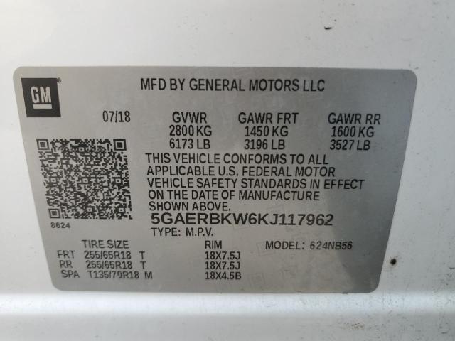 5GAERBKW6KJ117962 Buick Enclave Essence