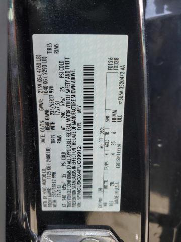 1FMCU9GX4FUC09912 Ford ESCAPE SE