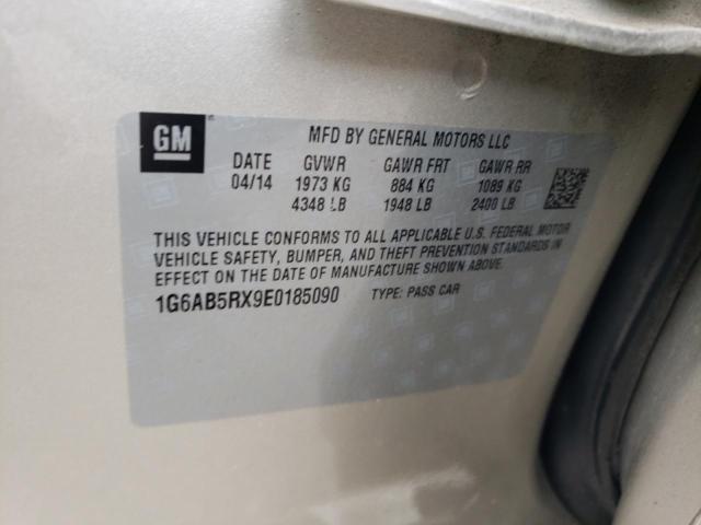1G6AB5RX9E0185090 Cadillac ATS LUXURY