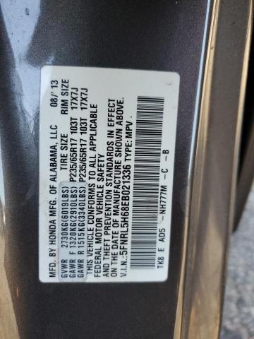 5FNRL5H68EB021336 Honda ODYSSEY EXL