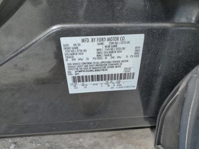 2FMPK3G98LBB27835 Ford EDGE SE