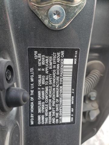 SHHFK7H49KU210636 Honda Civic Sport