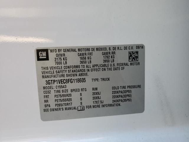 3GTP1VEC8FG118605 GMC Sierra C1500 Slt