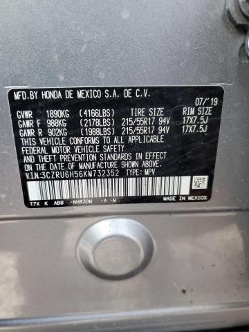 3CZRU6H56KM732352 Honda HR-V EX