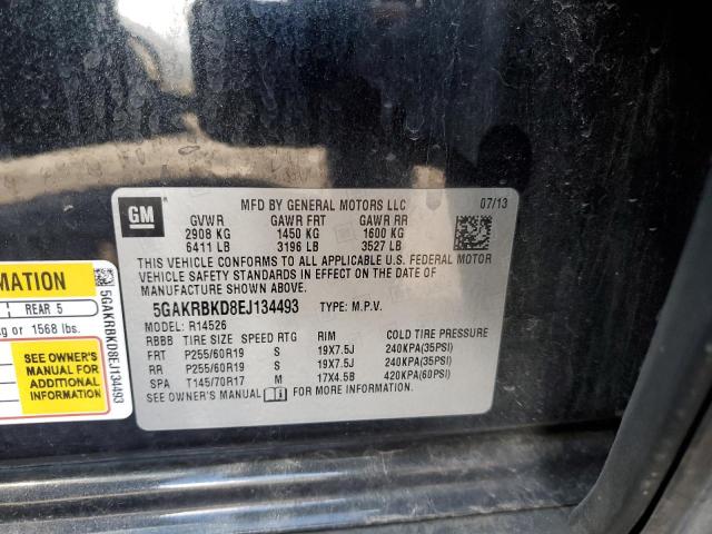 5GAKRBKD8EJ134493 Buick Enclave