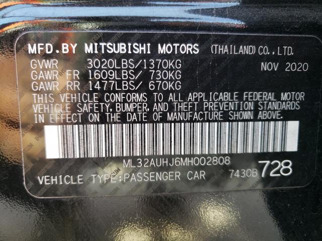 ML32AUHJ6MH002808 Mitsubishi MIRAGE ES