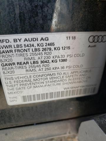 WA1BNAFY8K2020432 Audi Q5 Premium Plus