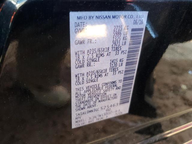 5N1AL0MN3GC525463 Infiniti QX60