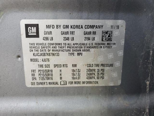 KL4CJASB7KB796133 Buick Encore Preferred