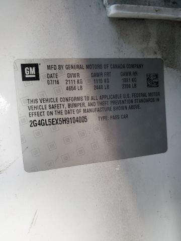 2G4GL5EX5H9104005 Buick Regal Sport Touring