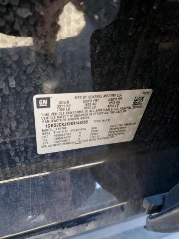 1GKS2CKJXHR144838 GMC YUKON DENALI