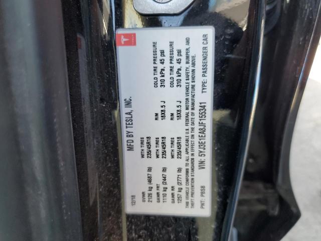 5YJ3E1EA8JF155341 Tesla MODEL 3