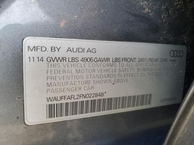 WAUFFAFL2FN022848 Audi A4 Premium Plus