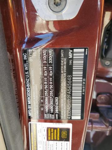 4JGDA5HB2FA545648 Mercedes-Benz Ml 350 4matic