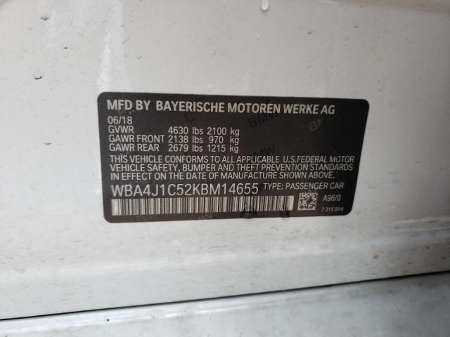 WBA4J1C52KBM14655 BMW 430i Gran Coupe