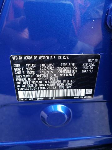 3CZRU5H13KM728962 Honda HR-V SPORT