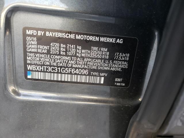 WBXHT3C31G5F64096 BMW X1 Xdrive28i